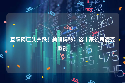 互联网巨头齐跌！美股揭秘：这十家公司遭受重创